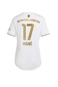 Fotbalové Dres Bayern Munich Sadio Mane #17 Dámské Venkovní Oblečení 2022-23 Krátký Rukáv